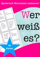 Aperçu - Jeux - Wortschatz Spiel Deutsch - Page de couverture