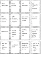Aperçu - Jeux - Wortschatz Spiel Deutsch - Page 3