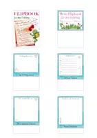 Aperçu - Matériel pour travaux manuels / dessin - Flipbook Frühling / Osterferien - Page 1
