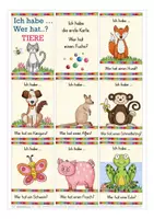Aperçu - Apprentissages en autonomie - Ich habe ... Wer hat ...? TIERE Spiel Deutsch / Allemand - Page 2