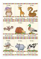 Aperçu - Apprentissages en autonomie - Ich habe ... Wer hat ...? TIERE Spiel Deutsch / Allemand - Page 3