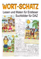 Aperçu - Feuilles d'exercices - Lesen und Malen Deutsch 1. Klasse - Page de couverture