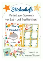 Aperçu - Jeux - Stickerheft für Lobkärtchen, Grundschule Sticker - Page de couverture