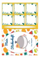 Aperçu - Jeux - Stickerheft für Lobkärtchen, Grundschule Sticker - Page 1