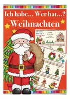 Aperçu - Jeux - Weihnachten Ich habe, wer hat? Spiel Deutsch / Allemand - Page de couverture
