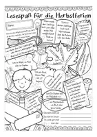 Aperçu - Feuilles d'exercices - Lesespaß für die Herbstferien - Grundschule - Page 2