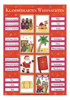 Aperçu - Jeux - Allemand Deutsch Klammerkarten Weihnachten in der Bibel - Page 2