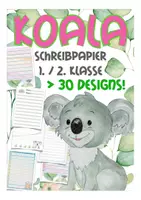 Aperçu - Feuilles d'exercices - Schreibpapier Grundschule Koala - Page de couverture