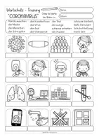 Aperçu - Jeux - Wortschatz Coronavirus DAZ - Page 1