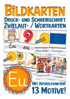 Aperçu - Apprentissages en autonomie - Bildkarten Zwielaut Eu - Page de couverture