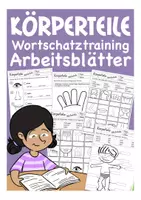 Aperçu - Matériel pour travaux manuels / dessin - Körper und Sinne Deutsch / Allemand Materialpaket bundle - Page 1