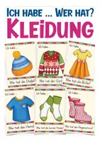 Aperçu - Jeux - Ich habe ... Wer hat? Kleidung Deutsch / Allemand - Page de couverture