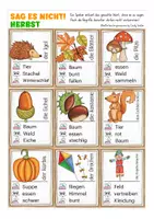 Aperçu - Jeux - Sag es nicht! Deutsch Herbst - Page 1