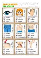 Aperçu - Jeux - Sag es nicht! Körper und Sinne Deutsch - Page 1