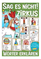 Aperçu - Cartes d'exercices - Allemand Sag es nicht! Zirkus Wortschatz Spiel Deutsch - Page de couverture