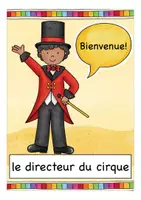Aperçu - Cartes / Images - au CIRQUE cartes d'images français (flash cards) - Page 3