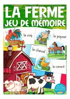 Aperçu - Jeux - dans la ferme (animaux) - jeu de mémoire français - Page de couverture