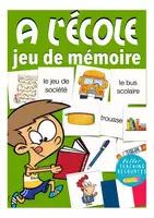 Aperçu - Jeux - a l'école - jeu de mémoire français - Page de couverture
