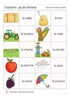 Aperçu - Jeux - l´automne - jeu de mémoire français - Page 2