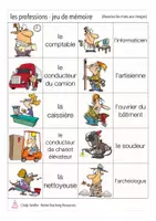 Aperçu - Jeux - les professions jeu de mémoire français - Page 1