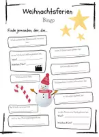 Vorschau - Arbeitsblätter - Weihnachtsferien-Heft Grundschule (Klasse 2–3): Arbeitsblätter & Übungen zu Weihnachten - Seite 1