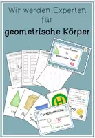 Vorschau - Stundenentwürfe - Minireihe: Wir werden Experten für geometrische Körper - Deckblatt