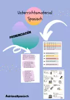 Vorschau - Unterrichtsreihen - Pronunciación- Aussprache Spanisch - Deckblatt