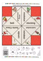 Vorschau - Stationenlernen - CHRISTMAS Englisch cootie catcher Spiel - Seite 2
