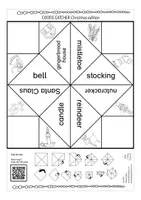 Vorschau - Stationenlernen - CHRISTMAS Englisch cootie catcher Spiel - Seite 3