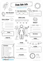 Vorschau - Arbeitsblätter - Steckbrief Das bin ich für Mädchen - Seite 3