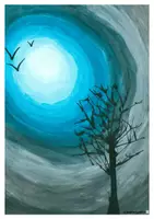 Vorschau - Stundenentwürfe - Kunststunde: Der Baum der Finsternis (A3) - Deckblatt