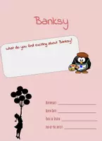 Aperçu - Feuilles d'exercices - Banksy - Feuille de travail anglais - Page de couverture
