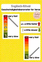 Vorschau - Anderer Materialtyp - Englisch Ritual - Geschwindigkeitsbarometer für Verse - Deckblatt