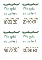 Vorschau - Aufgabenkarten - Adventskalender Mathe Klasse 2 (nummeriert, 28 Karten) - Seite 2