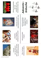Vorschau - Arbeitsblätter - Adventsbräuche - Minibook für 1.-5. Klasse - Seite 1