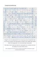 Vorschau - Arbeitsblätter - Mathe - Suchsel (Buchstabengitter) - Seite 1
