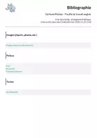 Aperçu - Feuilles d'exercices - Gerhard Richter - Feuille de travail anglais - Page 1