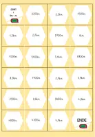 Vorschau - Spiele - Domino Längen: Meter und Kilometer - Seite 1
