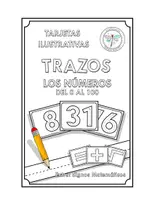 Vista previa - Hojas de trabajo - TARJETAS ILUSTRATIVAS TRAZOS NUMEROS 0 A 100 - Portada