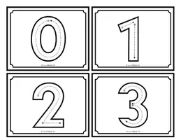 Vista previa - Hojas de trabajo - TARJETAS ILUSTRATIVAS TRAZOS NUMEROS 0 A 100 - página 3