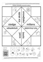 Vista previa - Manualidades / Dibujos para colorear - Winter Inglés / English cootie catcher - página 3