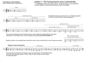 Vorschau - Arbeitsblätter - Wir komponieren ein Lied - Lektion 1 - Seite 2