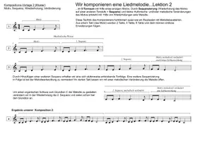 Vorschau - Arbeitsblätter - Wir komponieren ein Lied - Lektion 2 - Seite 2
