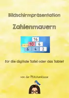 Vorschau - Präsentationen/Tafelbilder - Animierte Präsentation zur Einführung von Zahlenmauern - Deckblatt