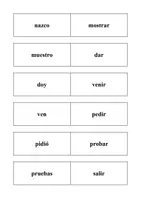 Vorschau - Spiele - Spiel Domino Verbformen (Präsens, Gerund, Indefinido, Imperativ) mit Lösung - Seite 2