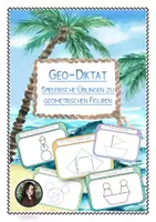 Vorschau - Spiele - GEO-DIKTAT (spielerische Übungen zu geometrischen Figuren und Formen) #edukiknaller2021 - Deckblatt