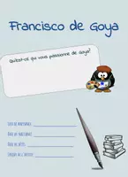Aperçu - Feuilles d'exercices - Francisco de Goya - Feuille de Travail - Page de couverture