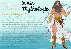 Vorschau - Unterrichtsreihen - Griechische Götter - Mythologie 12x Sagen (Kurzgeschichten) - Lesen & Lernen - Seite 1