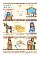 Vista previa - Juegos / Gamificación - Ich habe, wer hat? die Weihnachtsgeschichte Religion Deutsch - página 2