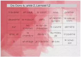 Vorschau - Spiele - Wörter gewinnen Dis Donc 6 unité 2 - Seite 1